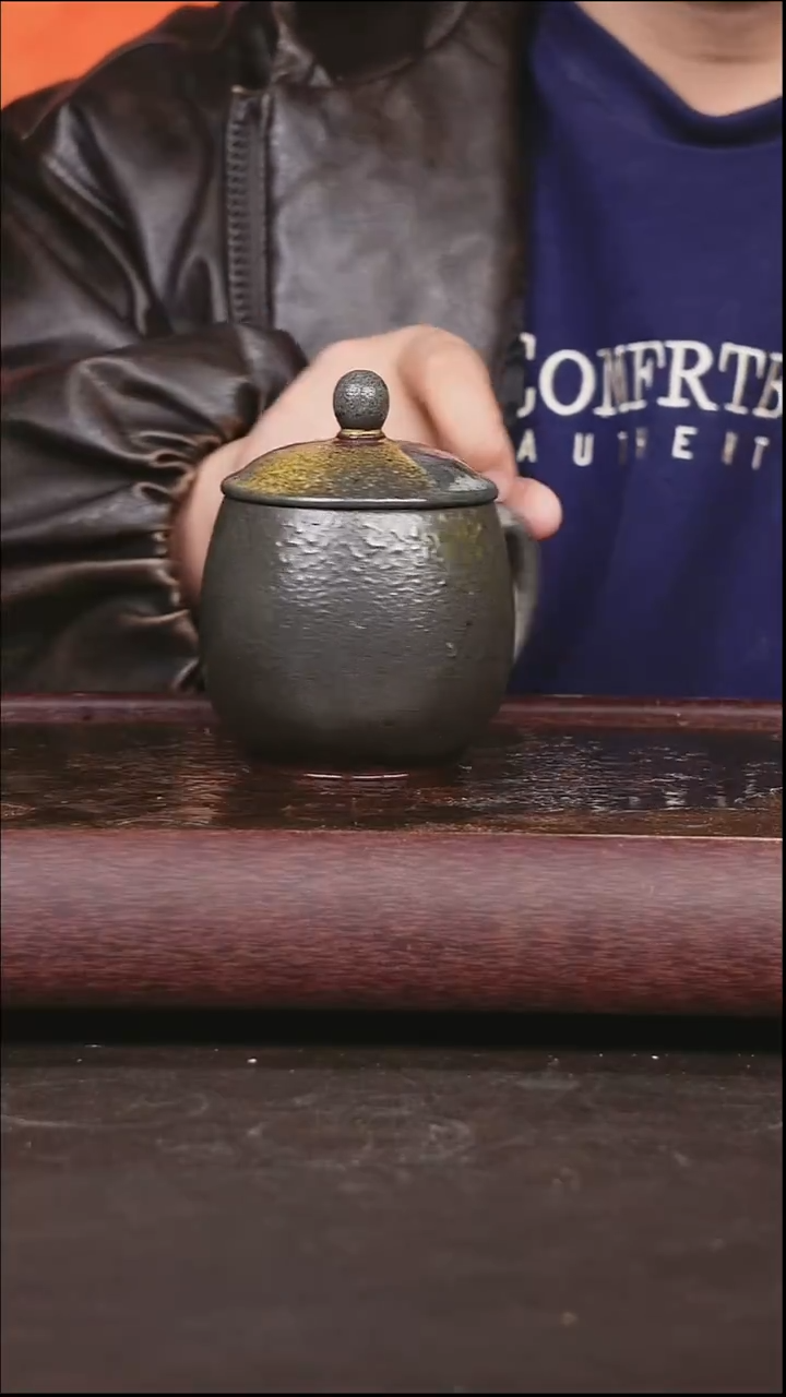 茶壶紫砂柴烧 盖杯