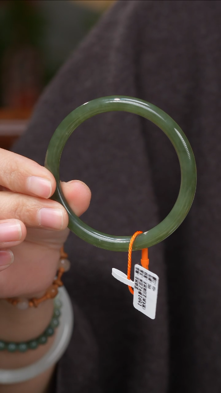 【闪购商品】和田玉手镯未镶嵌155-     60圈口