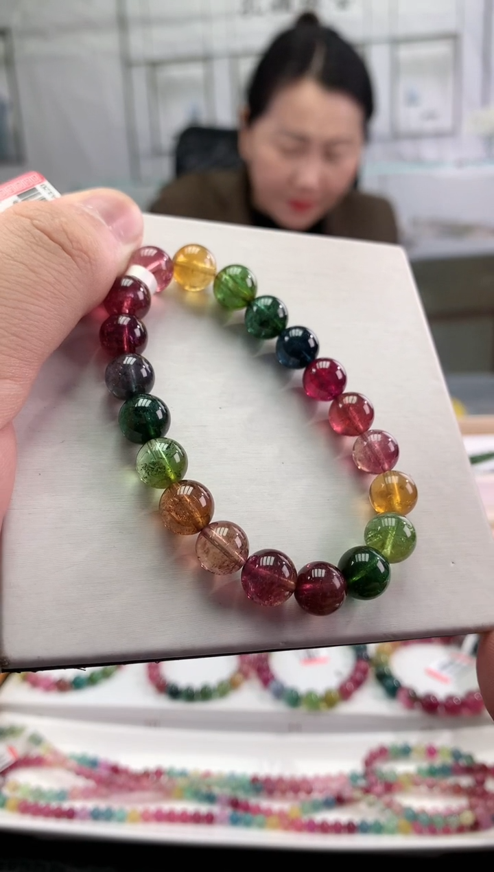 【闪购商品】碧玺手串未镶嵌多样性发一条