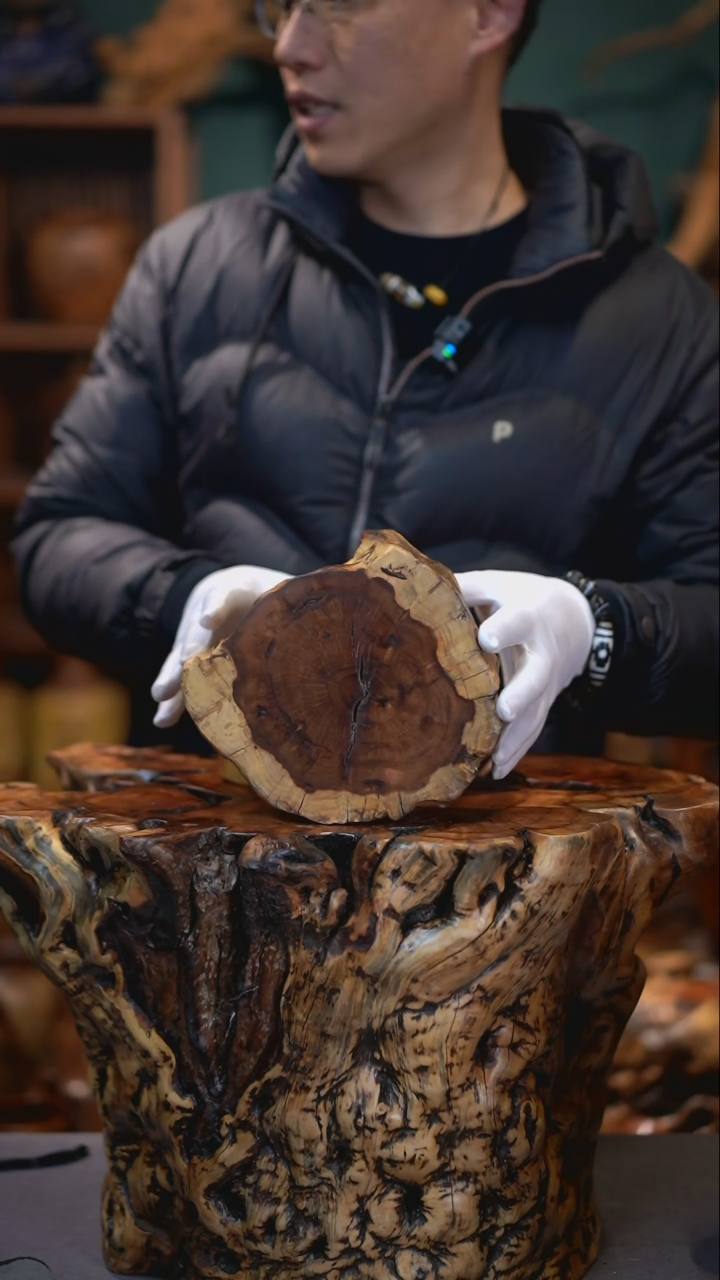 【闪购商品】枣木雷击枣木底座