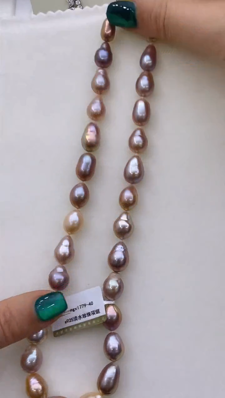 【闪购商品】淡水珍珠项链未镶嵌140 8-11mm