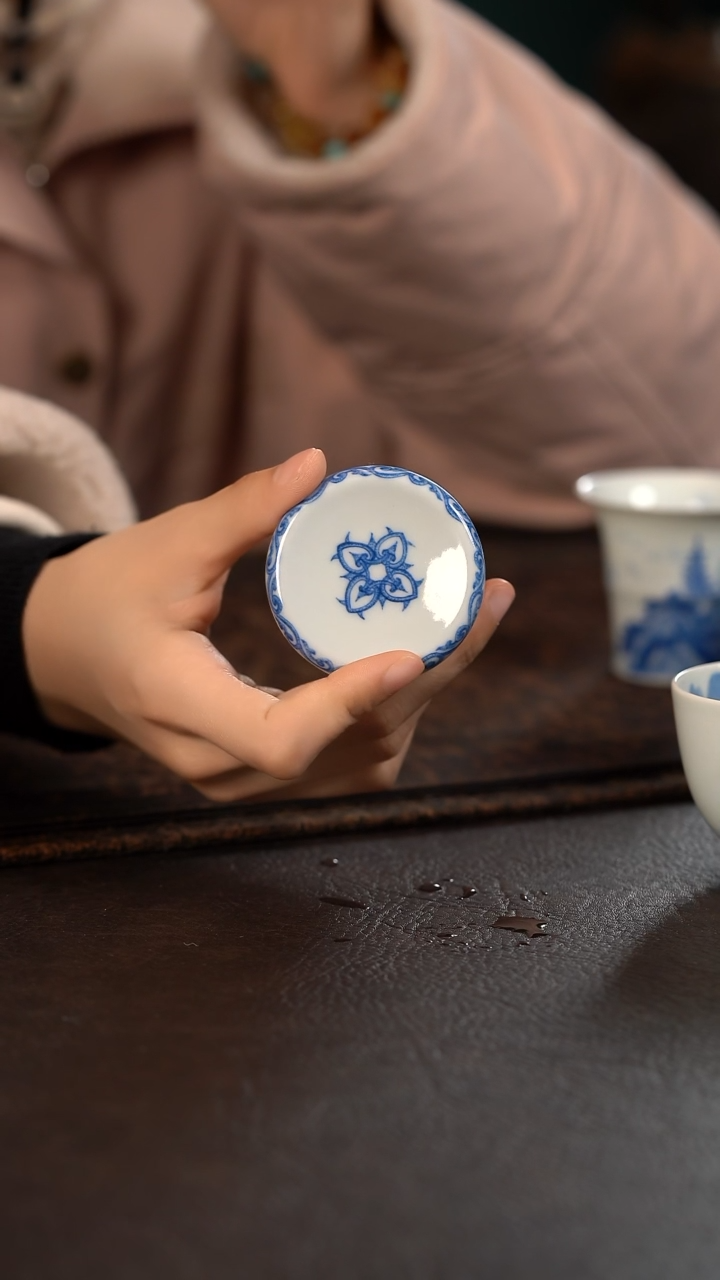 【闪购商品】杯聚澜堂点工宝相鸡心盖置