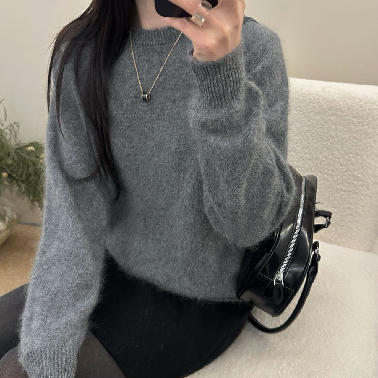 【YUNONG】巨好穿百搭 羊毛/羊绒针织高货冬季毛衣显瘦百搭宽松