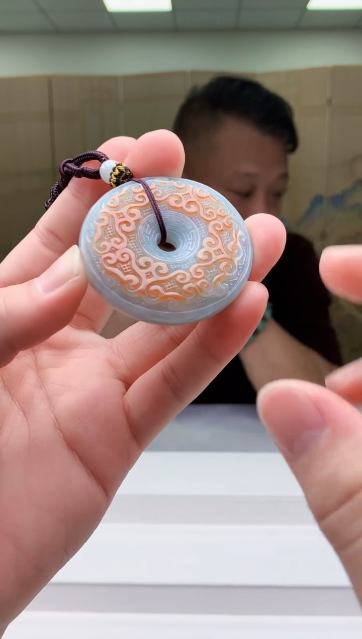 【闪购商品】定制翡翠未镶嵌4969bb-毛货挂件21