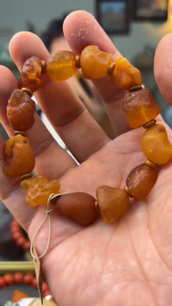 未镶嵌琥珀手串手串