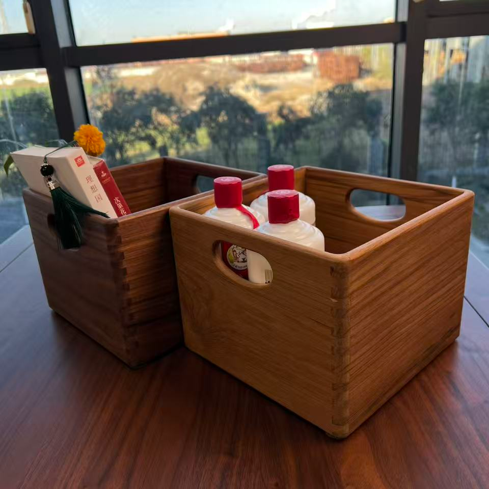 北美黑胡桃木手工小型钥匙盒中式家用桌面茶叶日用