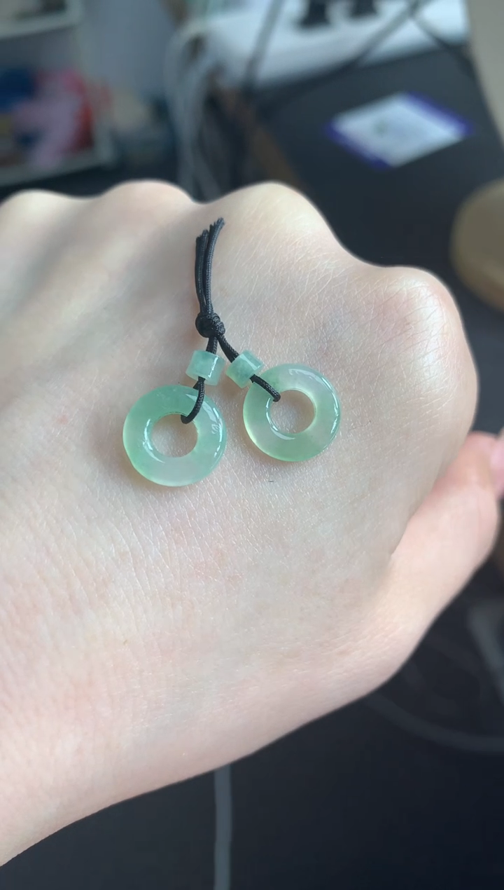 【闪购商品】定制翡翠未镶嵌甜甜圈