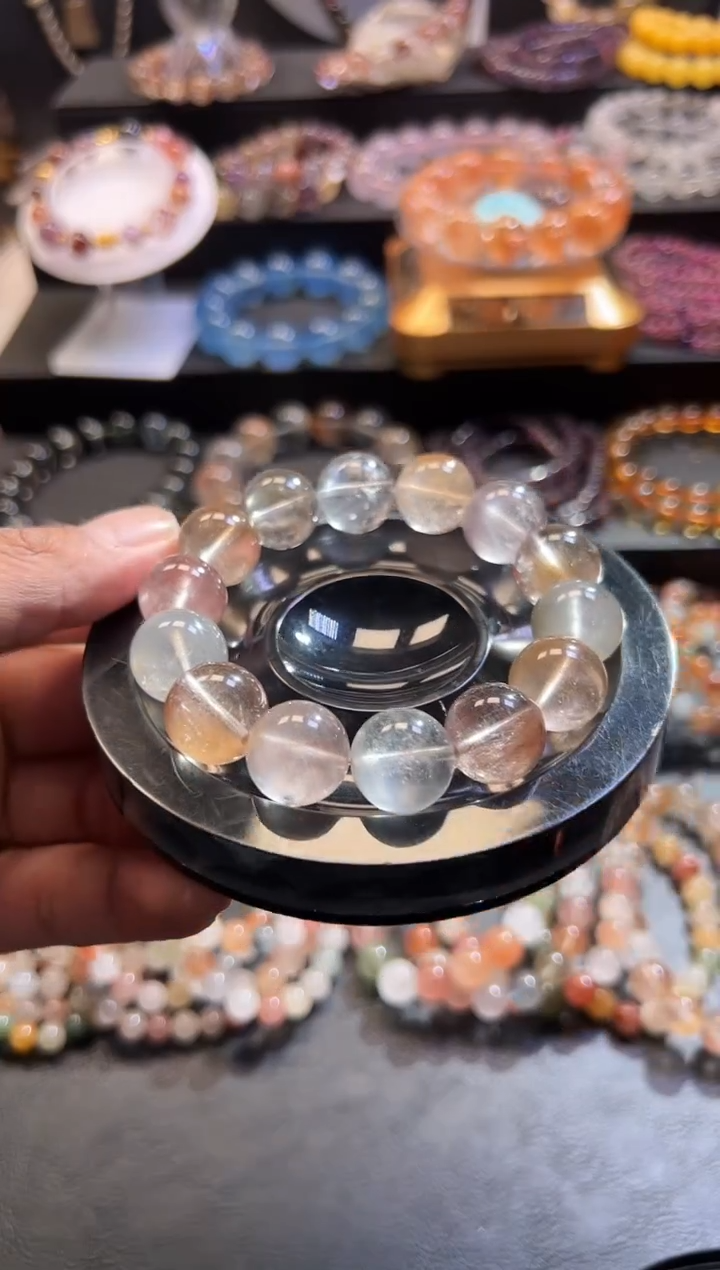 未镶嵌手链水晶饱***好66