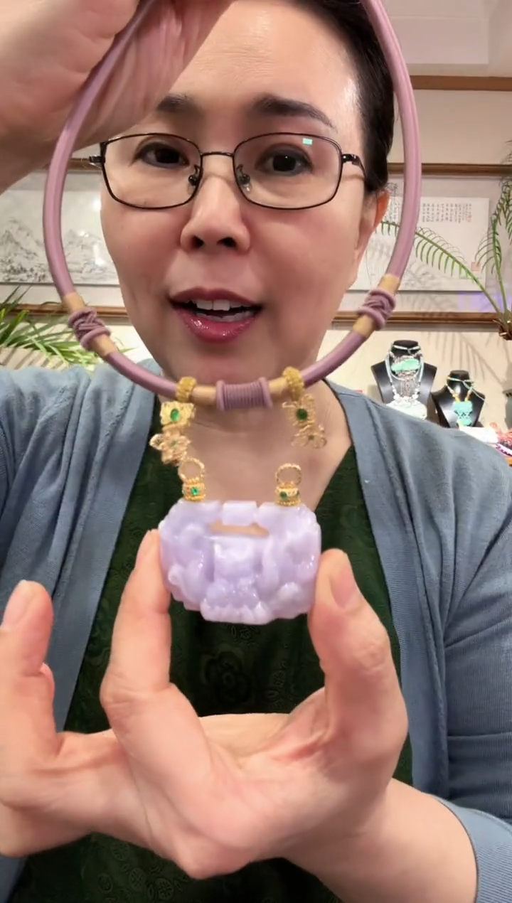 【闪购商品】翡翠颈饰未镶嵌国风