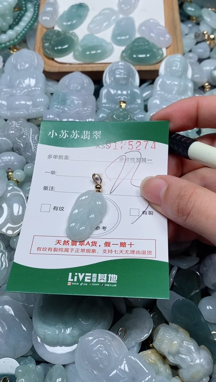 【闪购商品】翡翠颈饰未镶嵌闪购商品0125274