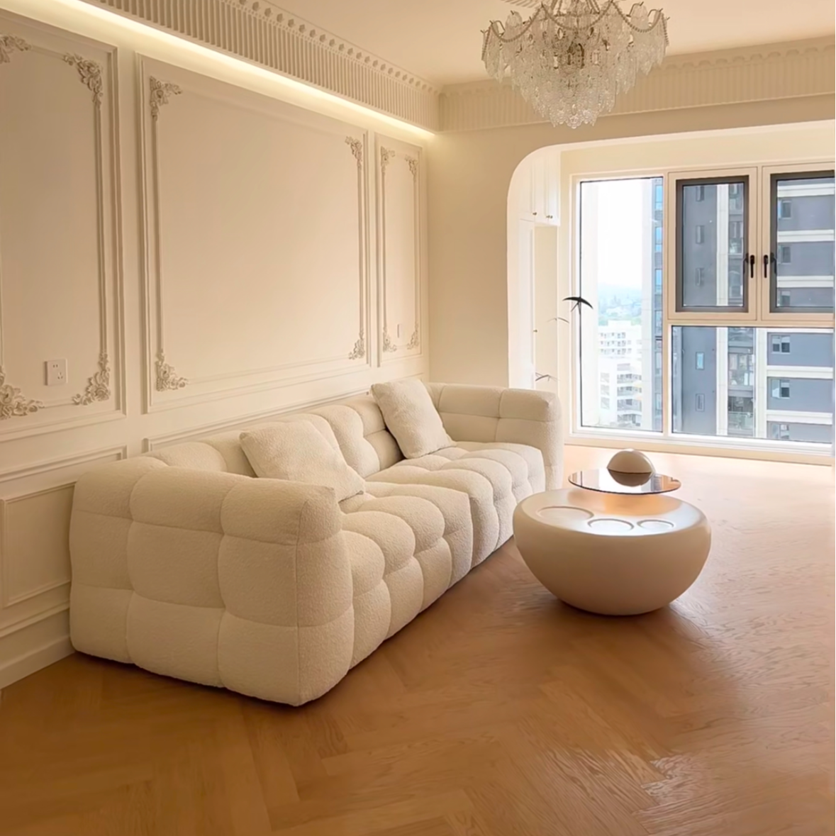 展厅清样佛山现货棉花糖沙发两米八