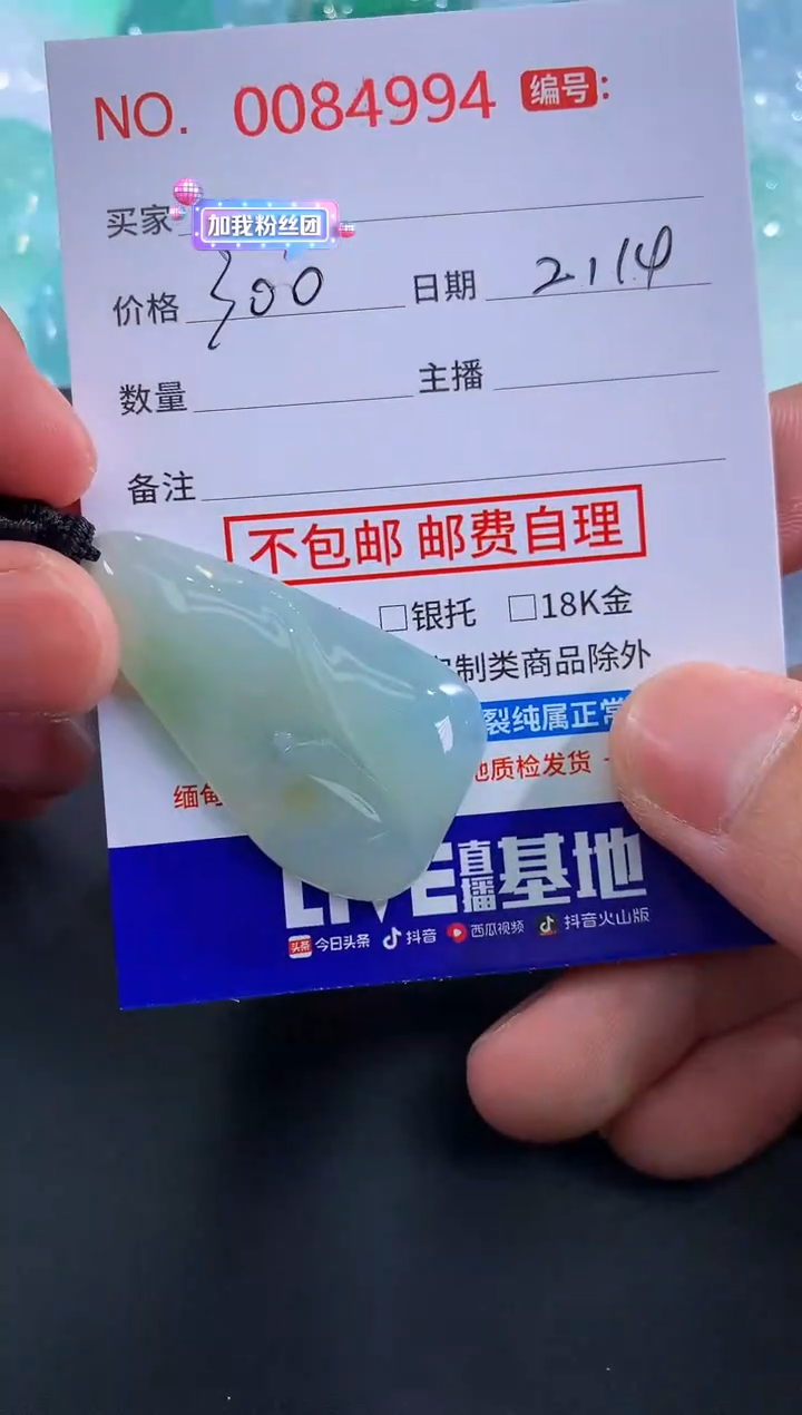 【闪购商品】翡翠颈饰未镶嵌！