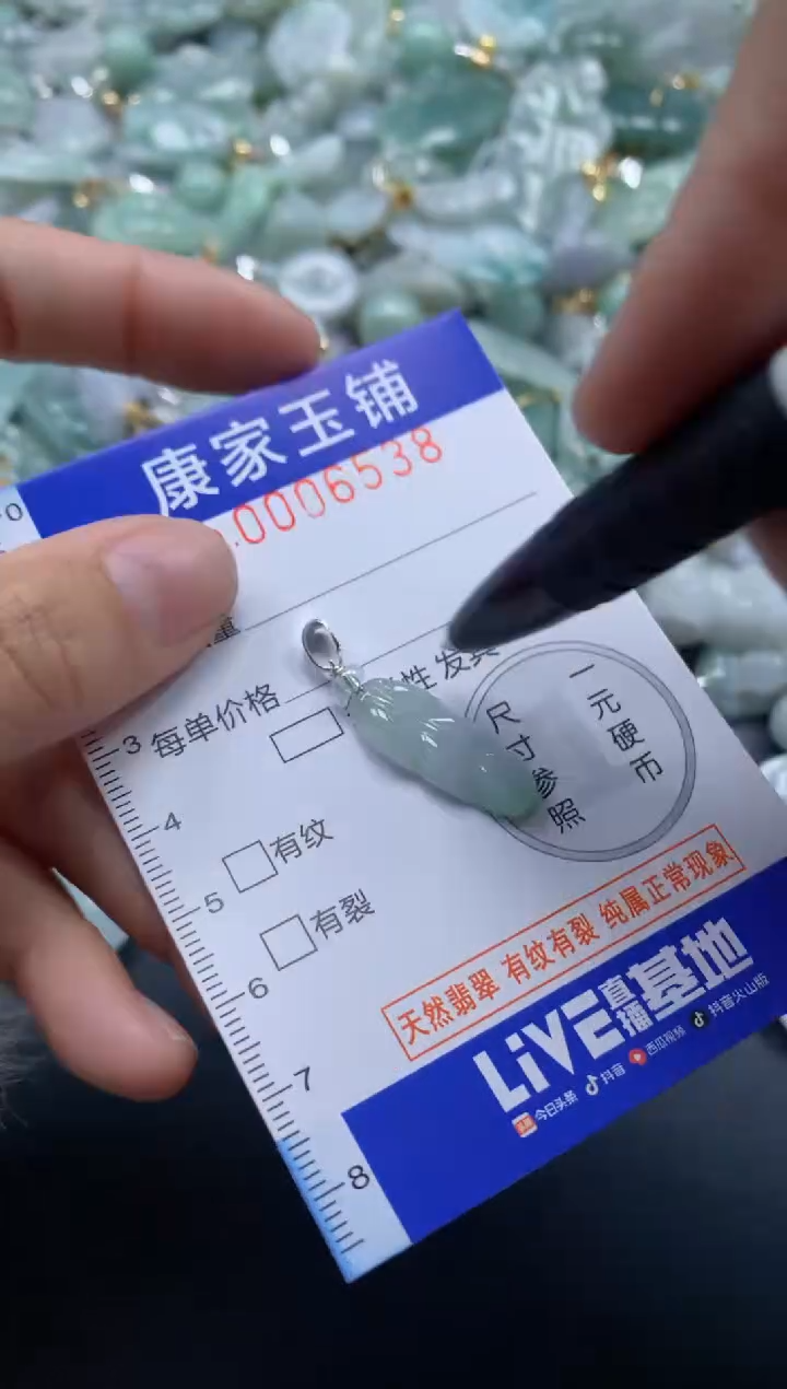 颈饰未镶嵌翡翠6538