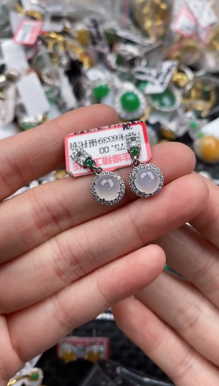 银S925镶嵌戒指翡翠10               31