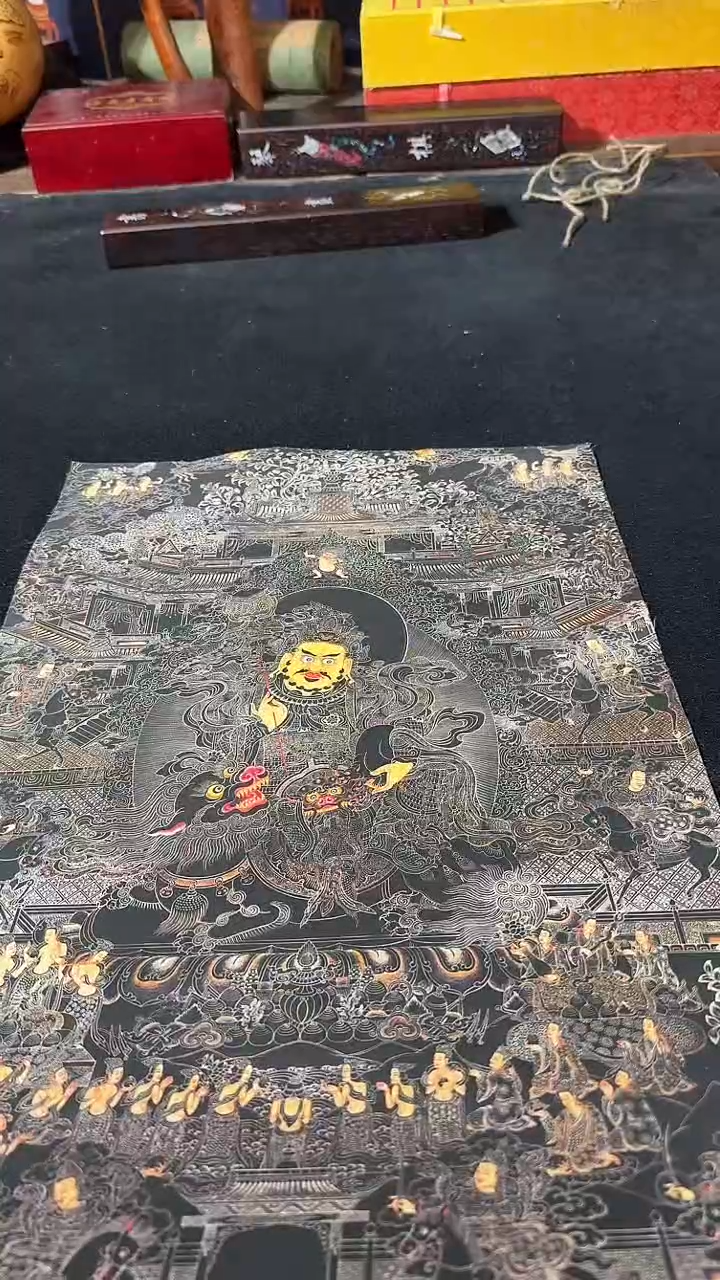 卷轴画藏式珍藏彩绘艺术馆905