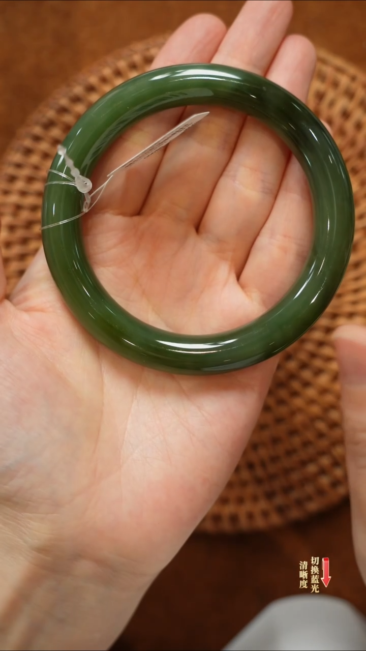 【闪购商品】和田玉手镯未镶嵌0205-060（60圈口）