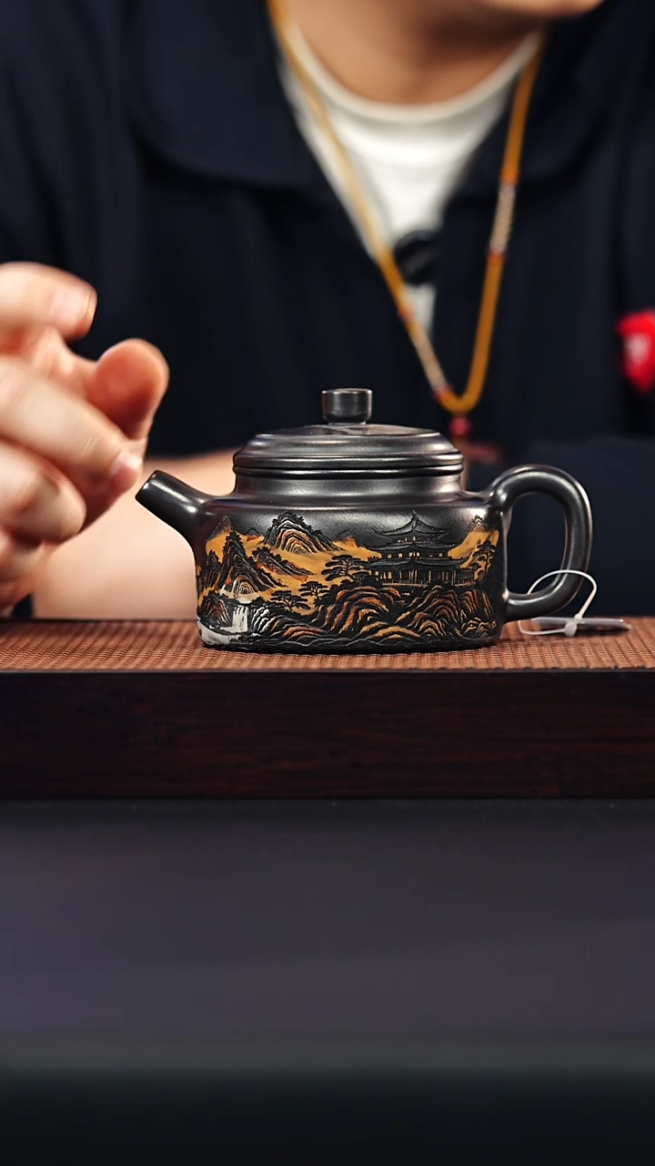 茶壶紫砂宜兴紫砂 德钟 