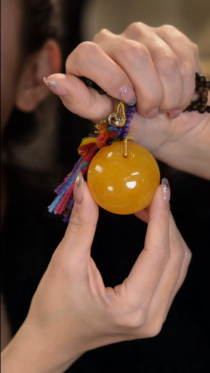蜜蜡吊坠(不含链)未镶嵌蜜蜡平安扣吊坠