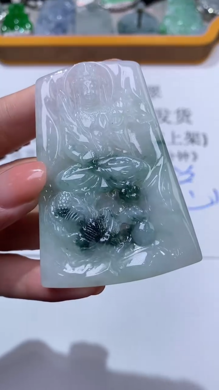未镶嵌挂件翡翠306728