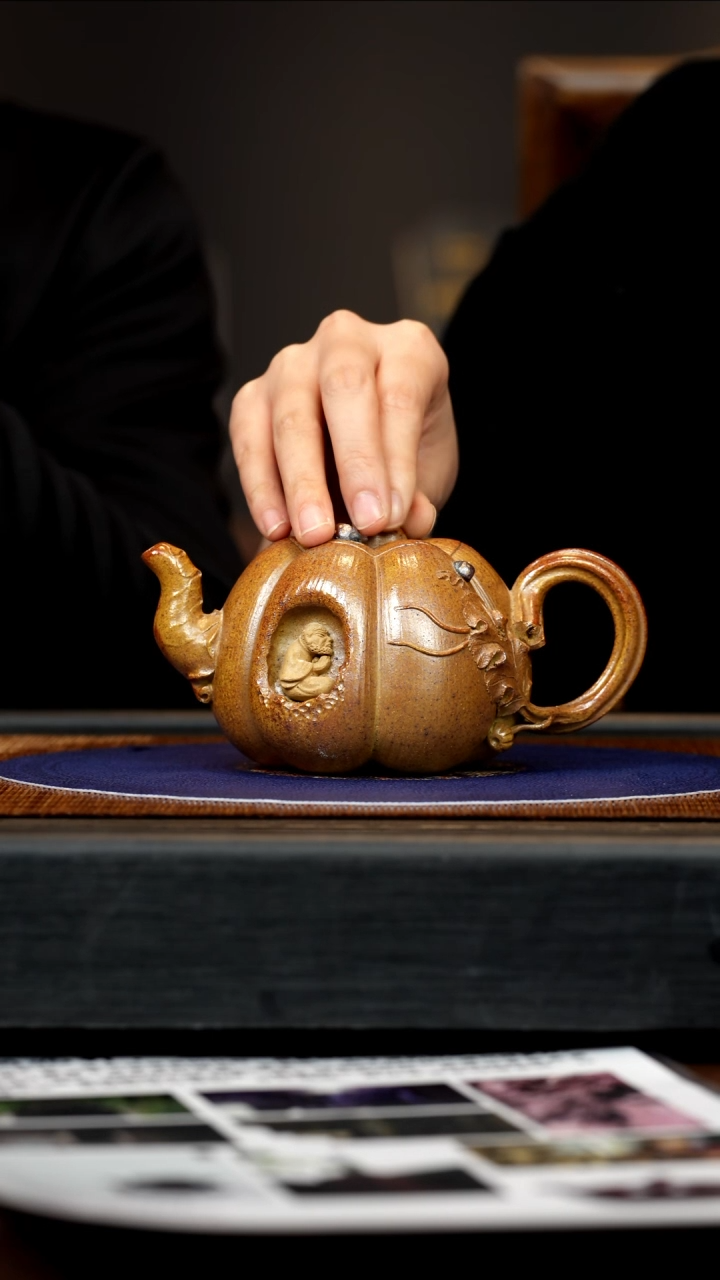 【闪购商品】紫砂茶壶CYL 天星泥 瓜25