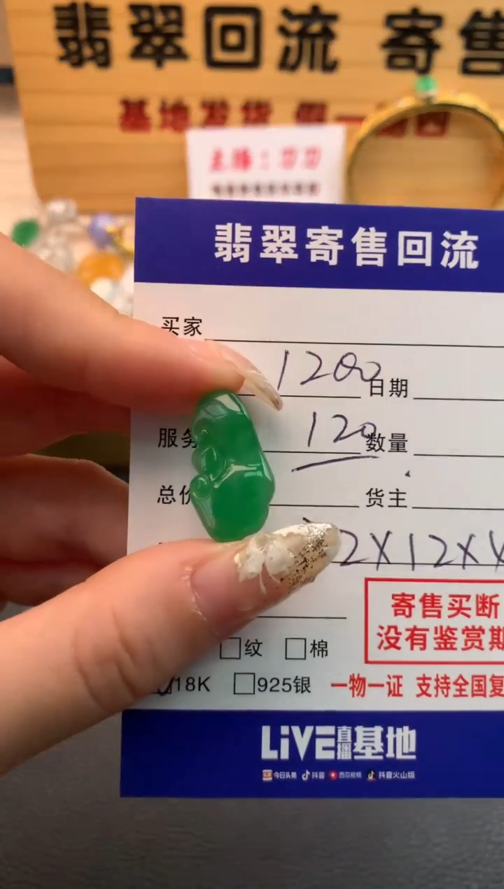 【闪购商品】翡翠颈饰未镶嵌21009853