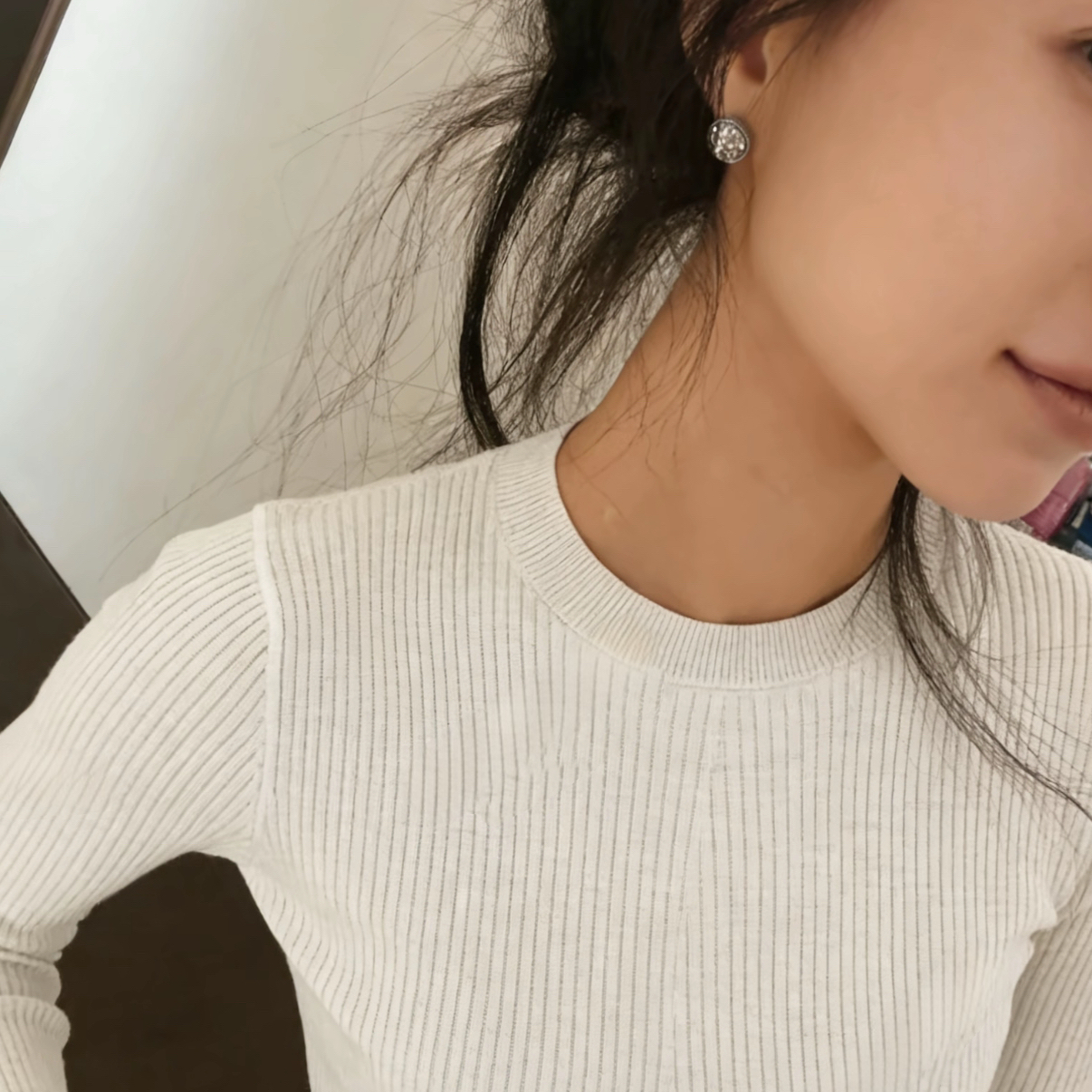 MIDOO ZNNZ 流光爆闪碎冰冰设计时髦气质百搭圆盘外套