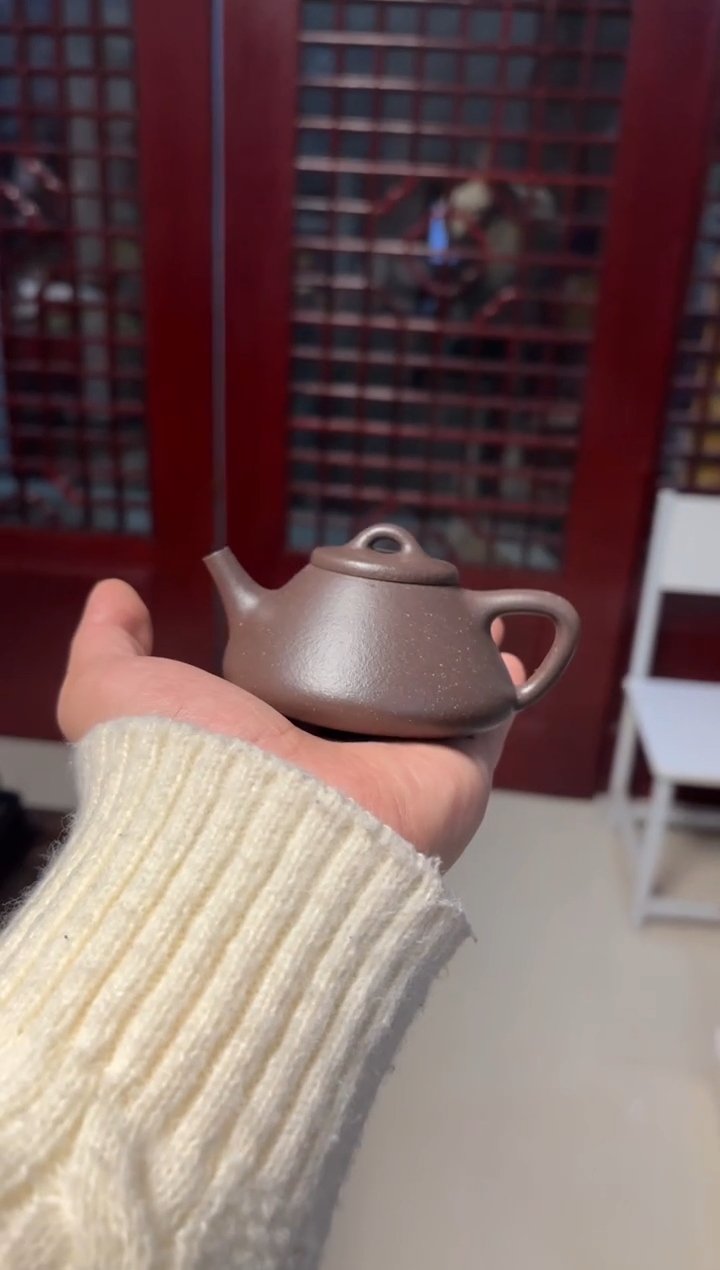 【闪购商品】紫砂茶壶紫泥子冶石瓢140毫升