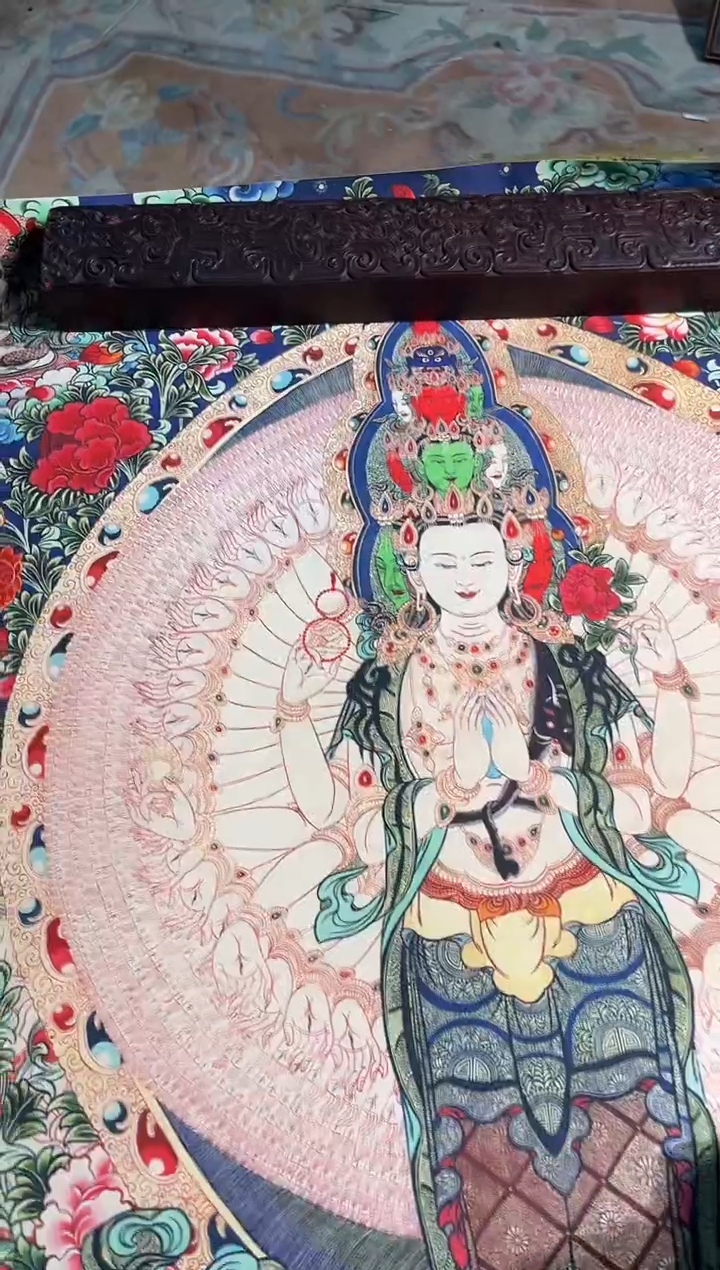 卷轴画路路的唐卡tk160