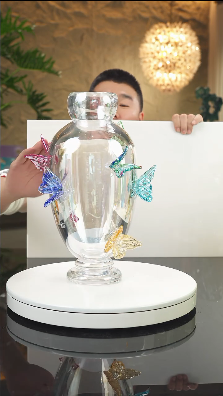 【闪购商品】瓷片设计款花瓶摆件