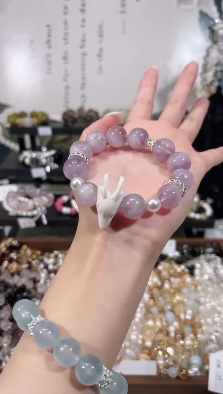 【闪购商品】水晶手链未镶嵌天然水晶默认微瑕 多样性发货发其一