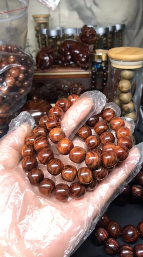 【闪购商品】黄花梨/降香黄檀手串/手链海南黄花梨老干料13*14