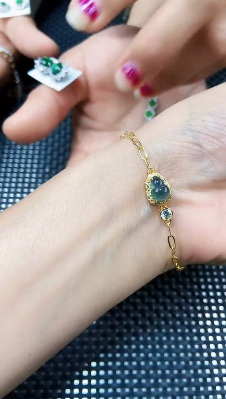 【闪购商品】翡翠手链未镶嵌11111111111