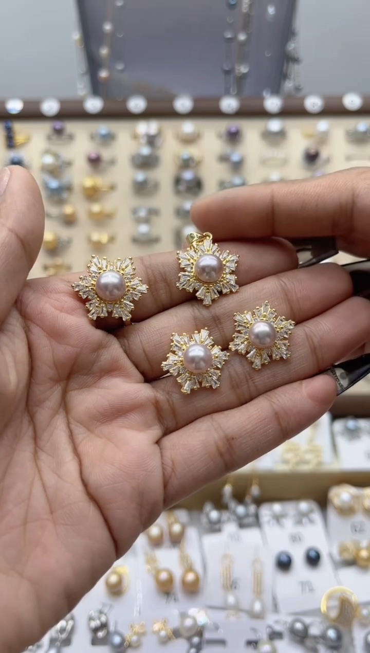 【闪购商品】淡水珍珠戒指合金63