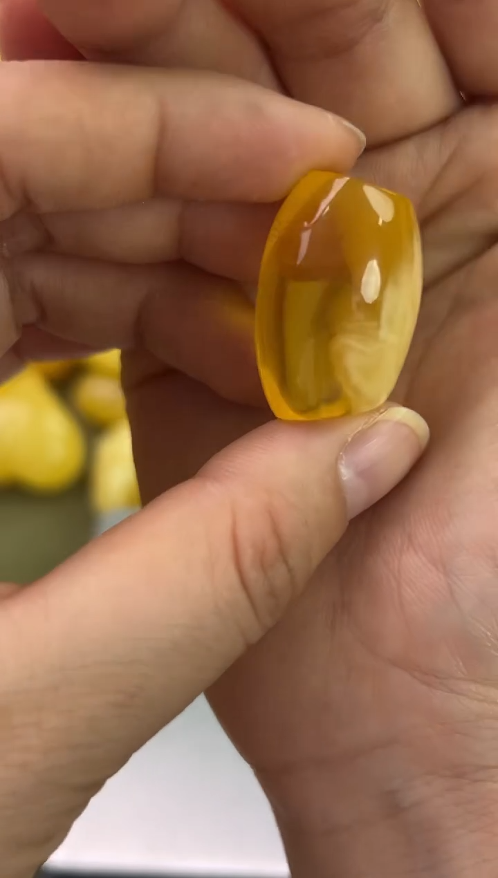 裸石琥珀未镶嵌琥珀蜜蜡吊坠