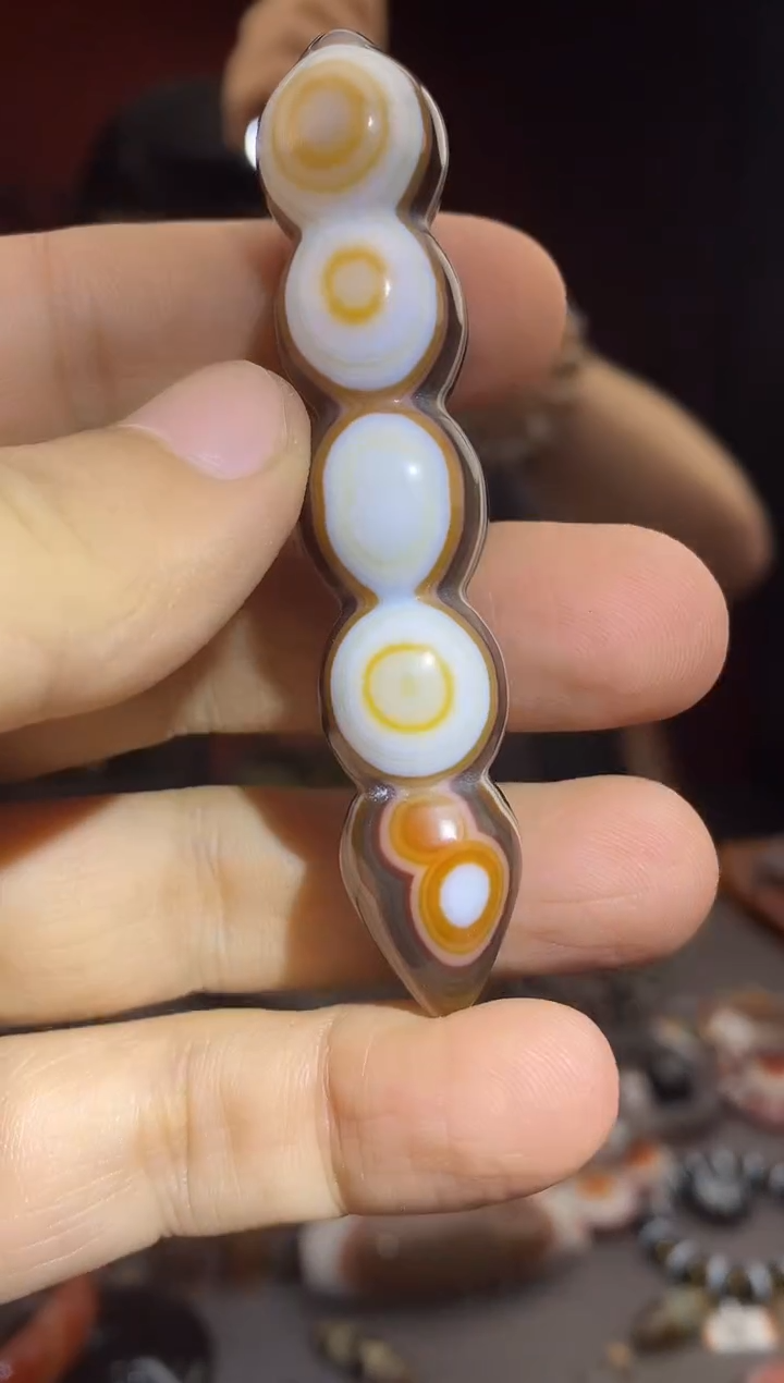 玛瑙/玉髓颈饰未镶嵌-1117 -15