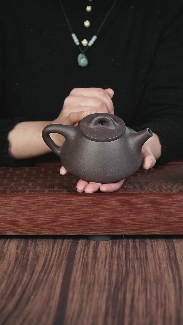 【闪购商品】紫砂茶壶高温 天青  石瓢