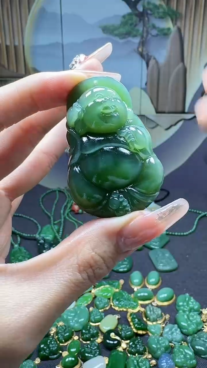 【闪购商品】和田玉挂件未镶嵌1