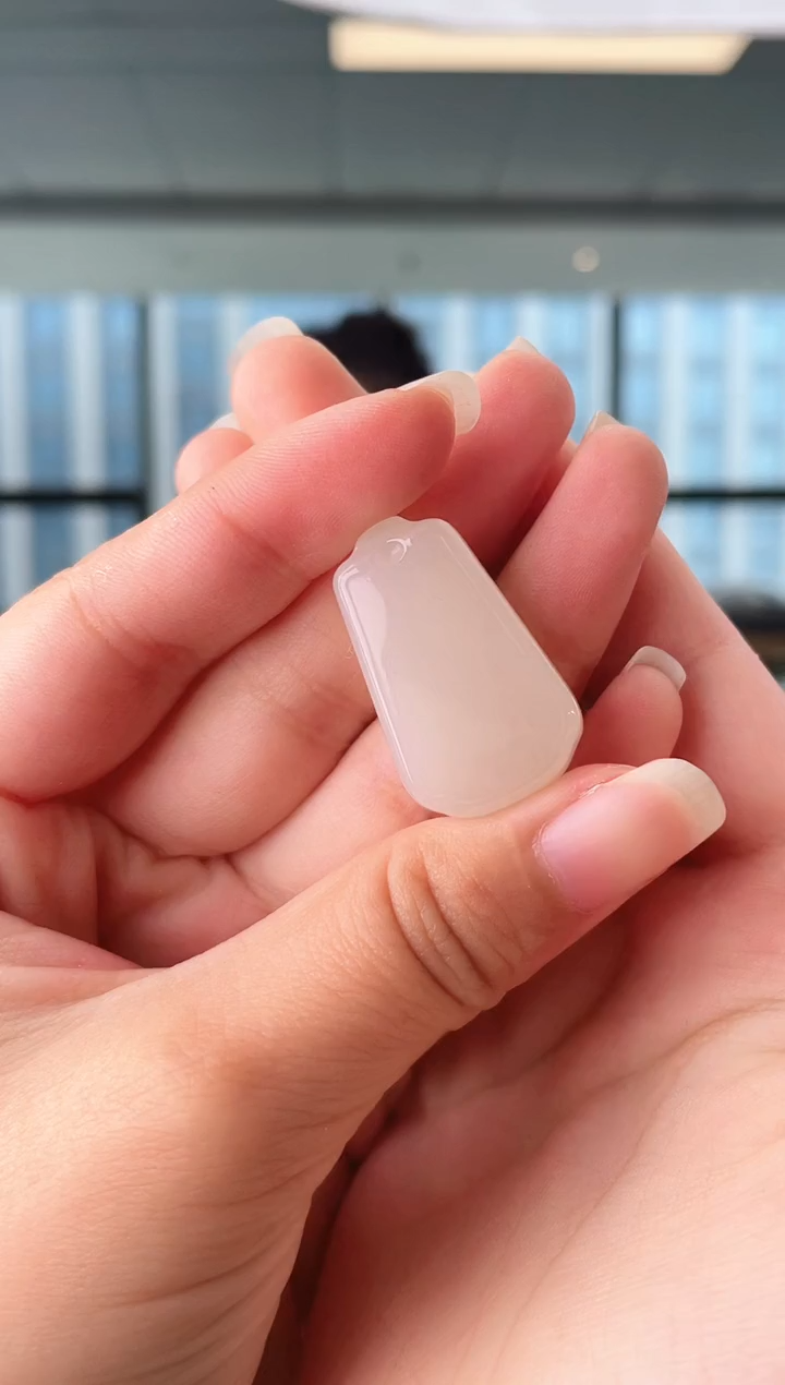 颈饰未镶嵌和田玉无事牌 xp