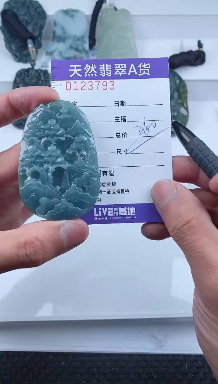 【闪购商品】翡翠颈饰未镶嵌          793