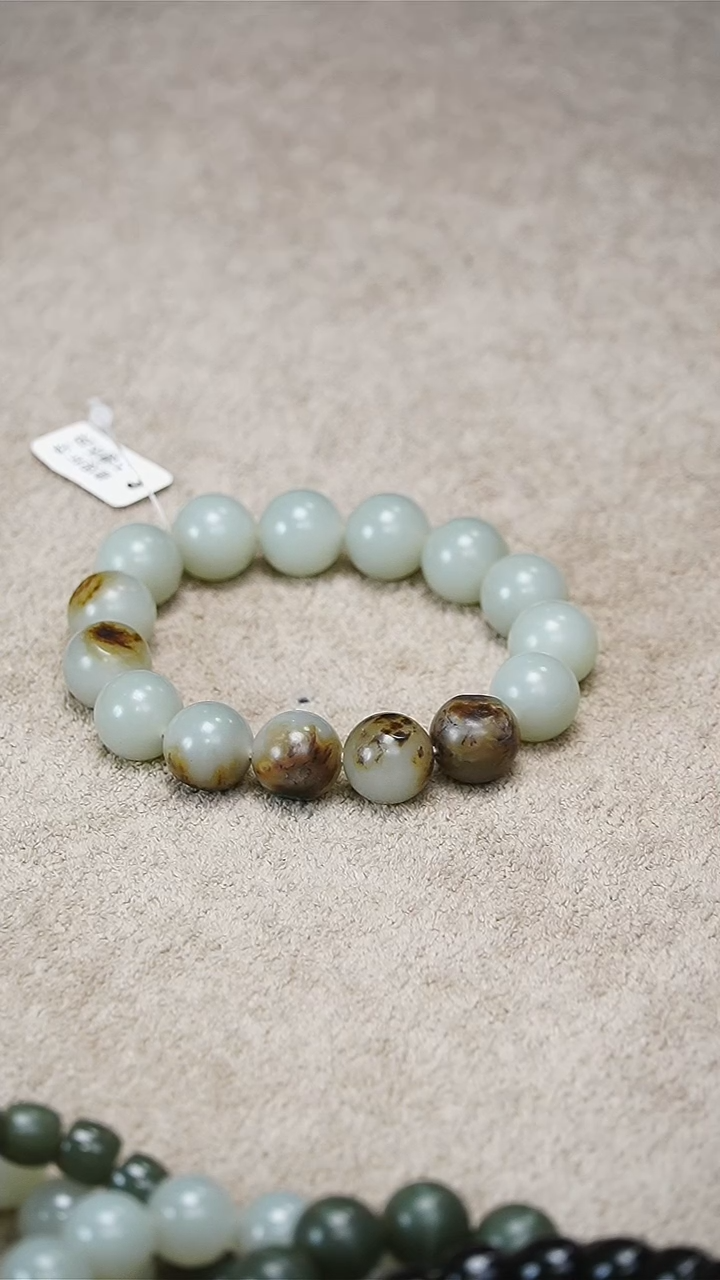 【闪购商品】未镶嵌和田玉手链和田玉手串卡15