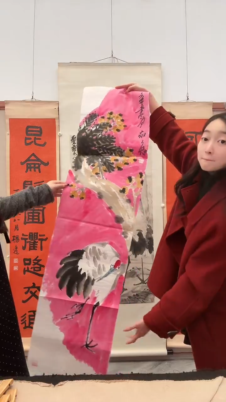 国画j陈老师国画作品一件