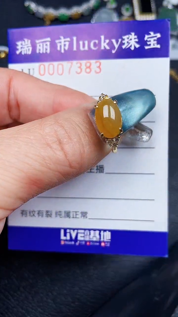 颈饰银S925镶嵌翡翠7383