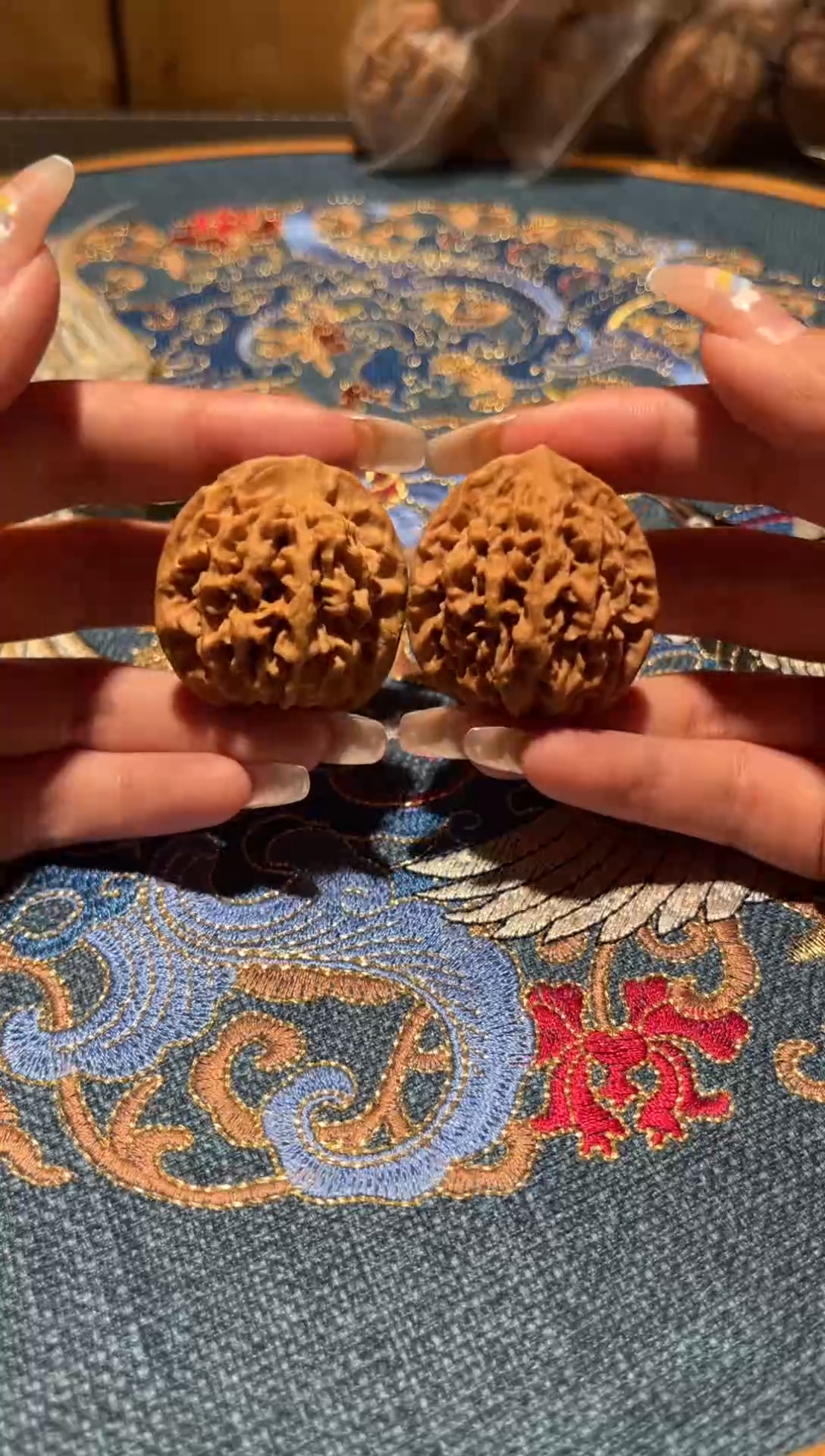 把件文玩核桃310秦闷磕尺35