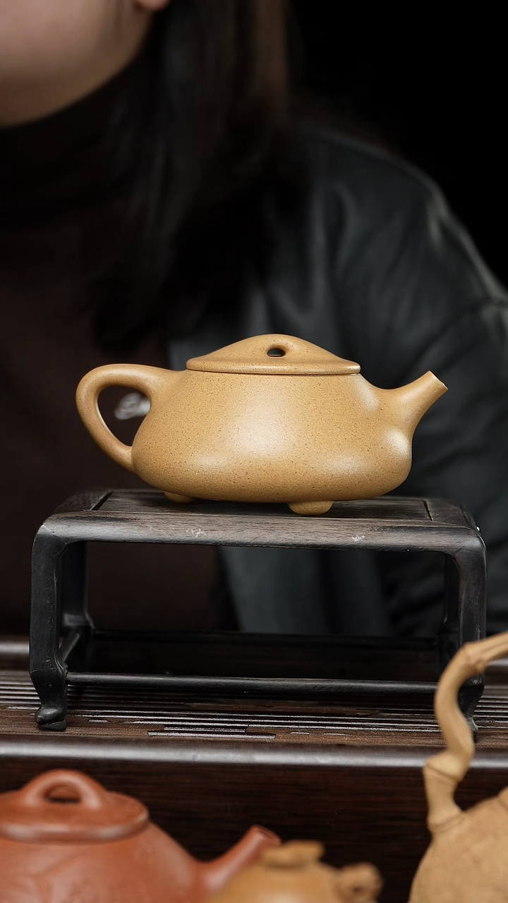 【闪购商品】紫砂茶壶景舟石瓢段泥