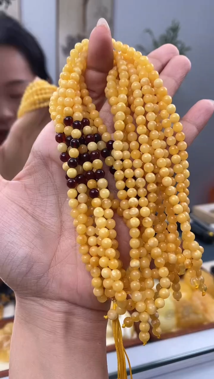 【闪购商品】琥珀裸石未镶嵌天然琥珀蜜蜡108多样性选一