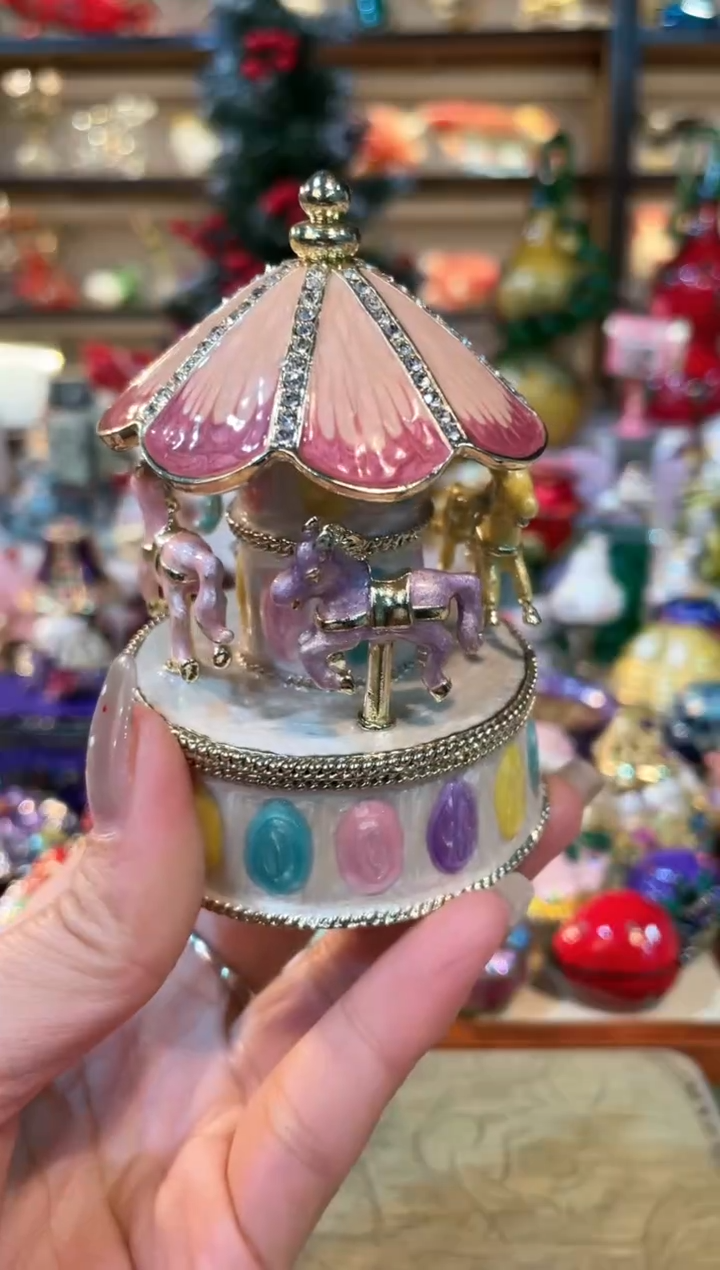 【闪购商品】 珐琅彩精致首饰盒