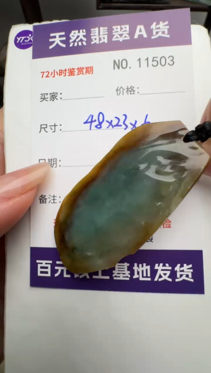 【闪购商品】翡翠颈饰未镶嵌原石11503