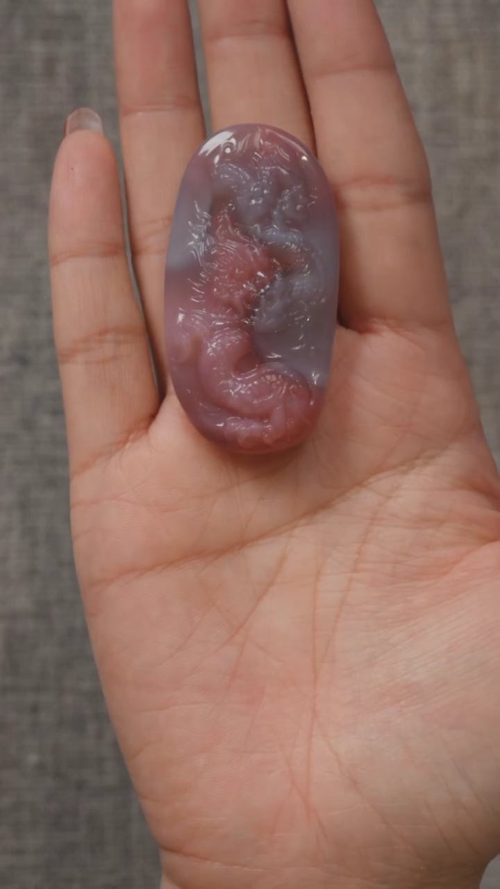 【闪购商品】玛瑙/玉髓笔搁未镶嵌NH0122-64