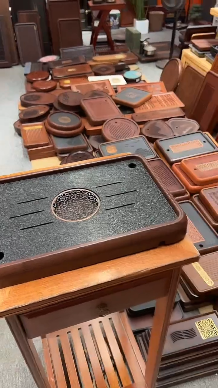 新品福利石材长39CM*宽26CM茶盘送管