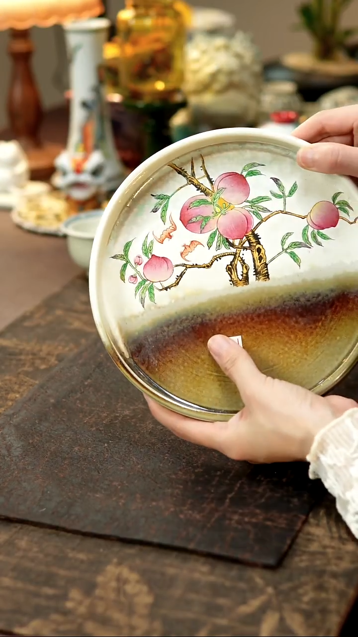 景德镇陶瓷杯碗柴烧多人